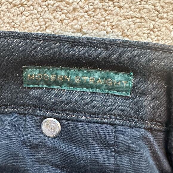 Lauren Jeans Co by Ralph Lauren Jeans Women's Size 10 Black with Gold Dust - Picture 6 of 11